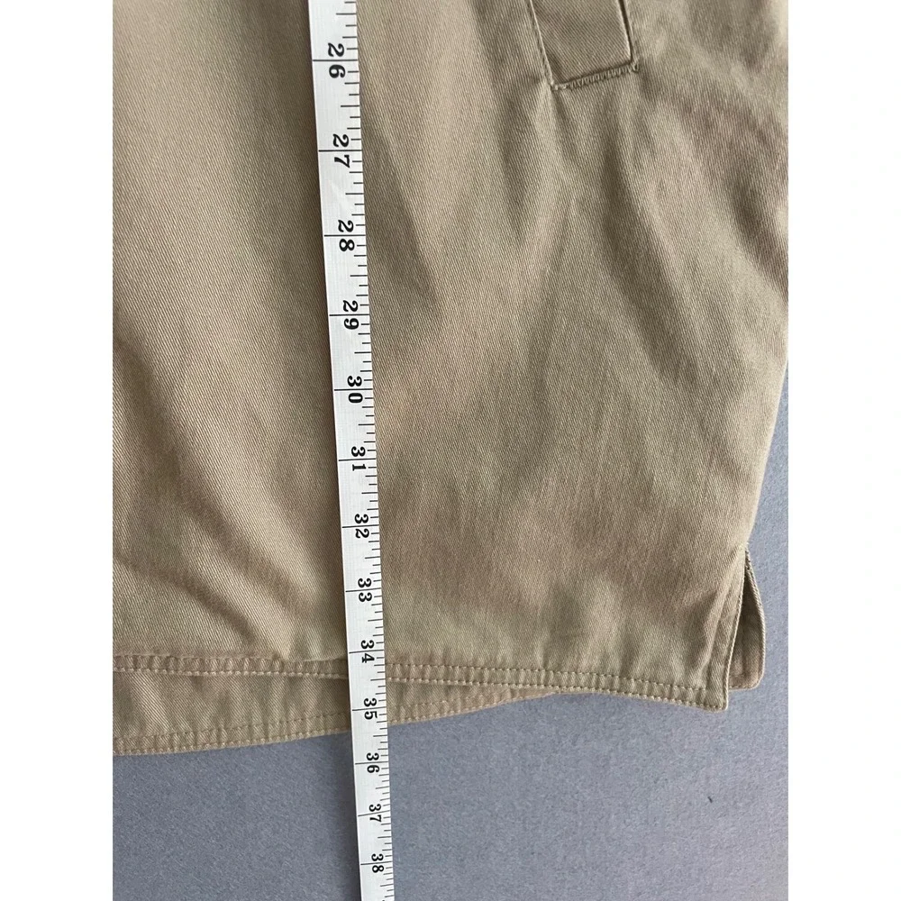 Lee Authentic Apparel Men 2XL Tan Barn‎ Coat Brown Leather Collar Chore Jacket